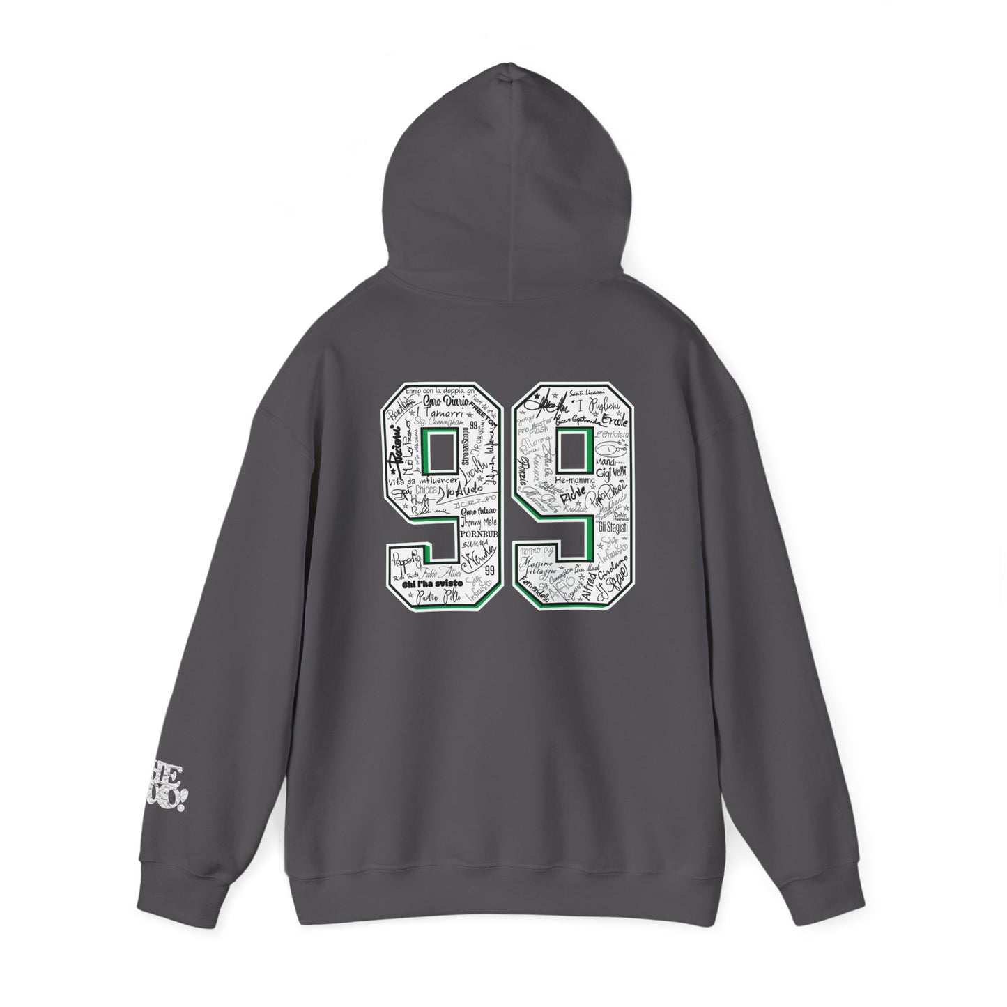 Felpa con cappuccio Zoo Logo + 99 sul retro (Da vero zoofilo)