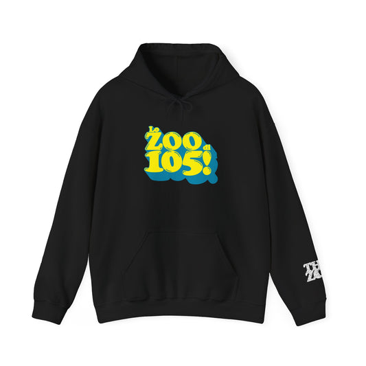 Felpa con cappuccio Zoo Logo + 99 sul retro (Da vero zoofilo)