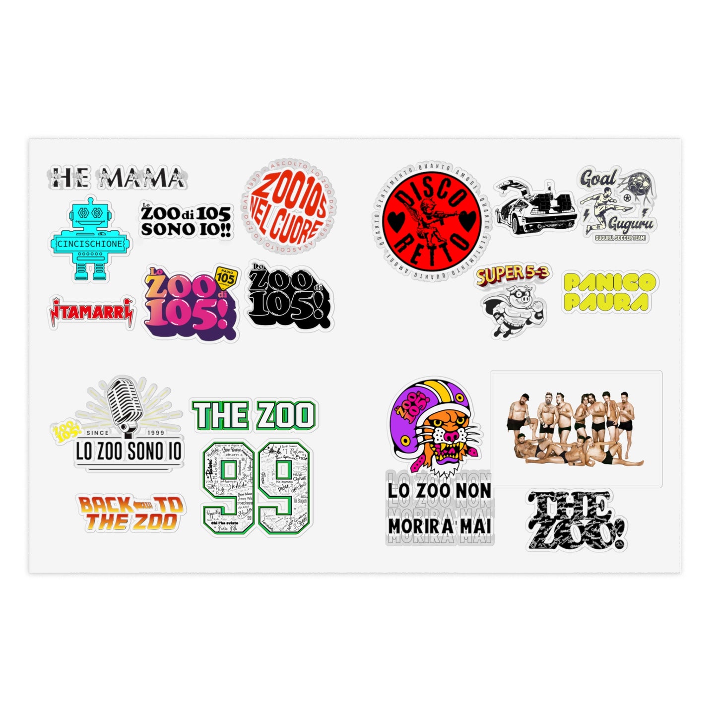 Adesivi "La storia dello Zoo"