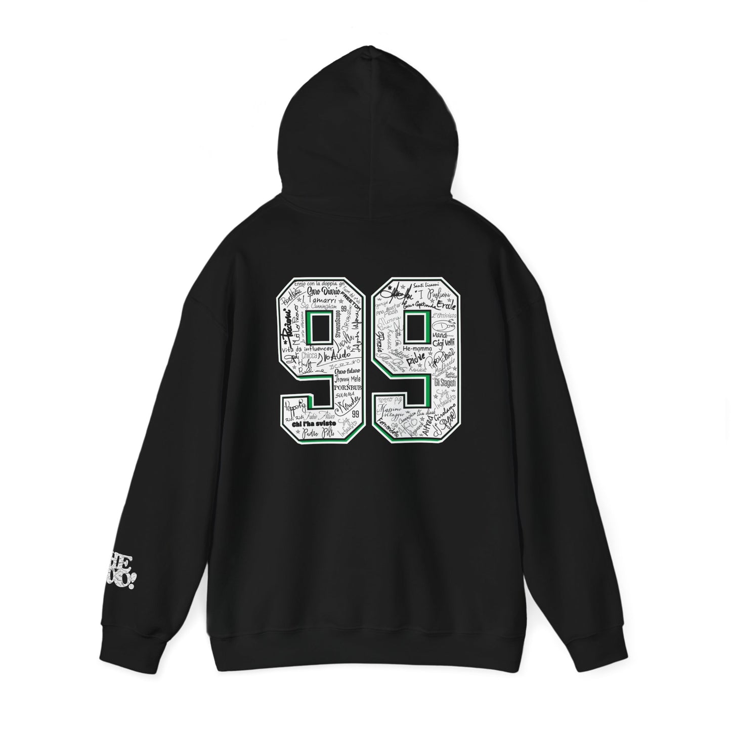 Felpa con cappuccio Zoo Logo + 99 sul retro (Da vero zoofilo)