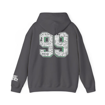 Felpa con cappuccio Zoo Logo + 99 sul retro (Da vero zoofilo)