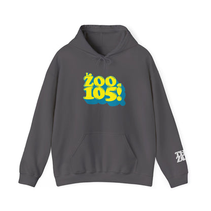 Felpa con cappuccio Zoo Logo + 99 sul retro (Da vero zoofilo)