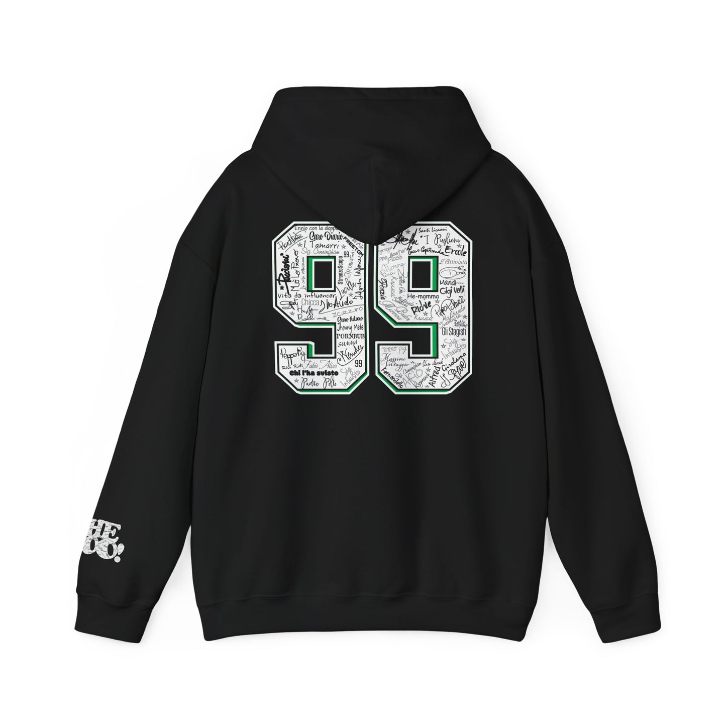 Felpa con cappuccio Zoo Logo + 99 sul retro (Da vero zoofilo)