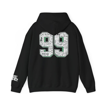 Felpa con cappuccio Zoo Logo + 99 sul retro (Da vero zoofilo)