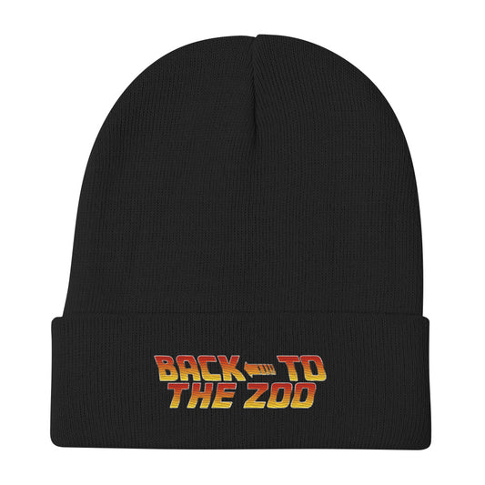 Berretto ricamato "Back to the Zoo"